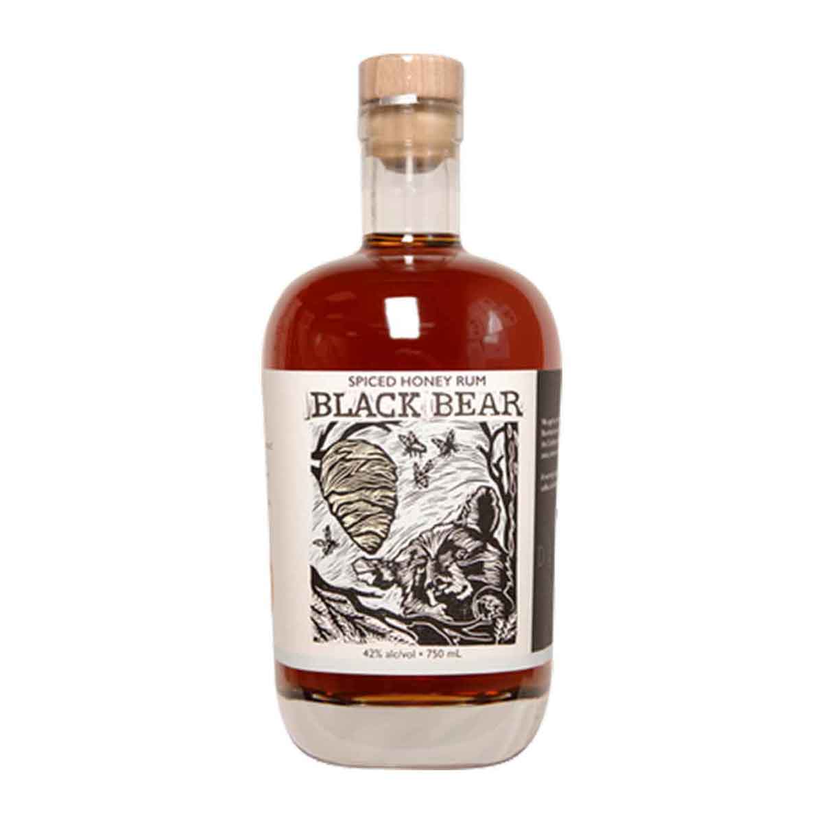 TAG Liquor Stores BC-DEVINE BLACK BEAR SPICED HONEY RUM 750ML