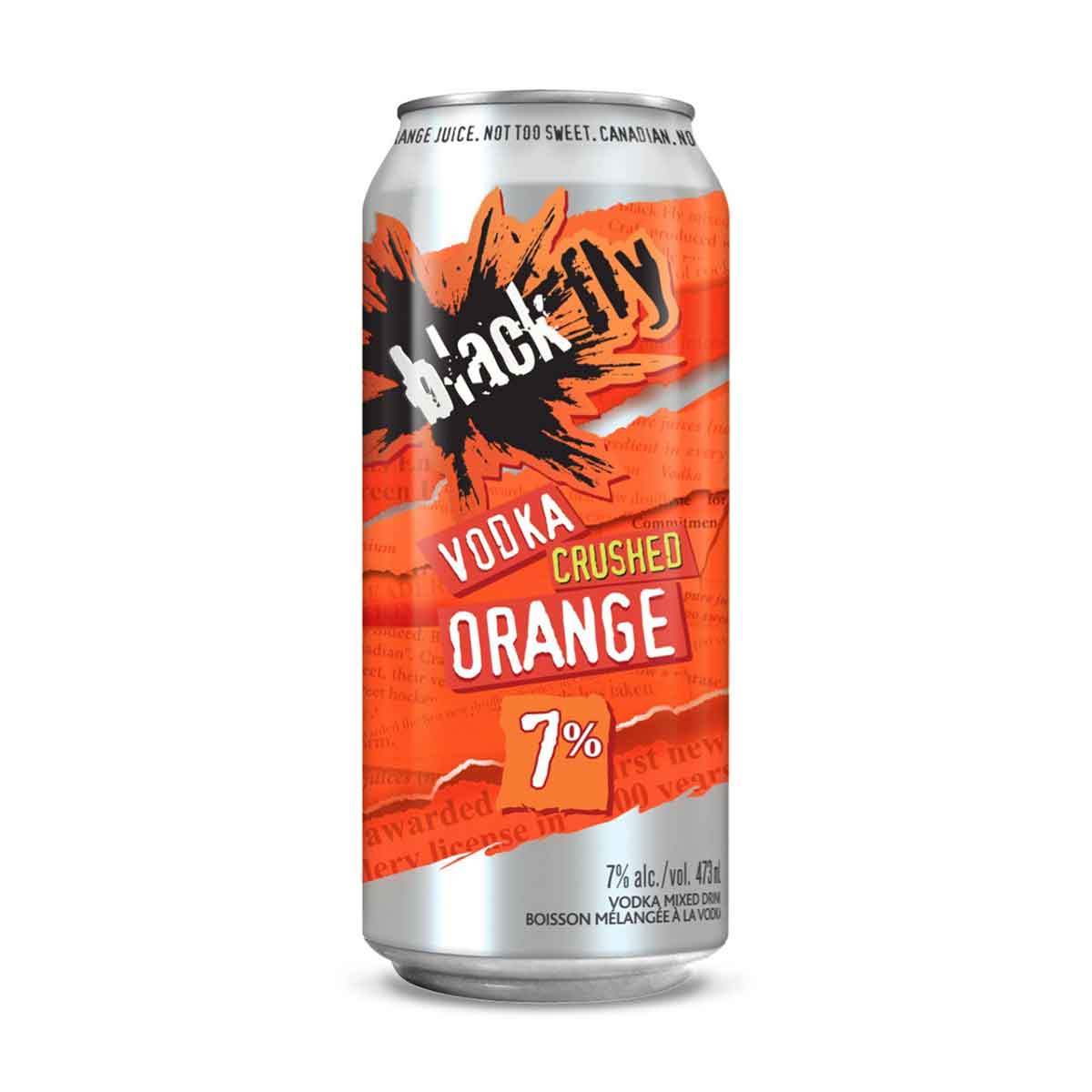 TAG Liquor Stores BC-Black Fly Vodka Crushed Orange 473ml Single Can
