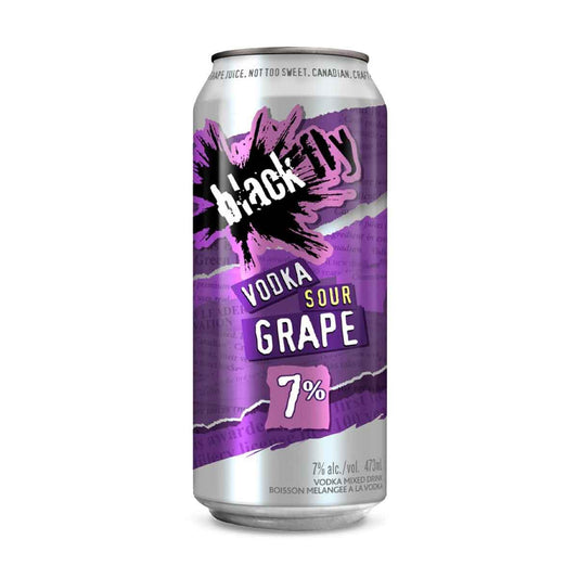 TAG Liquor Stores BC-Black Fly Vodka Sour Grape 473ml Single Can