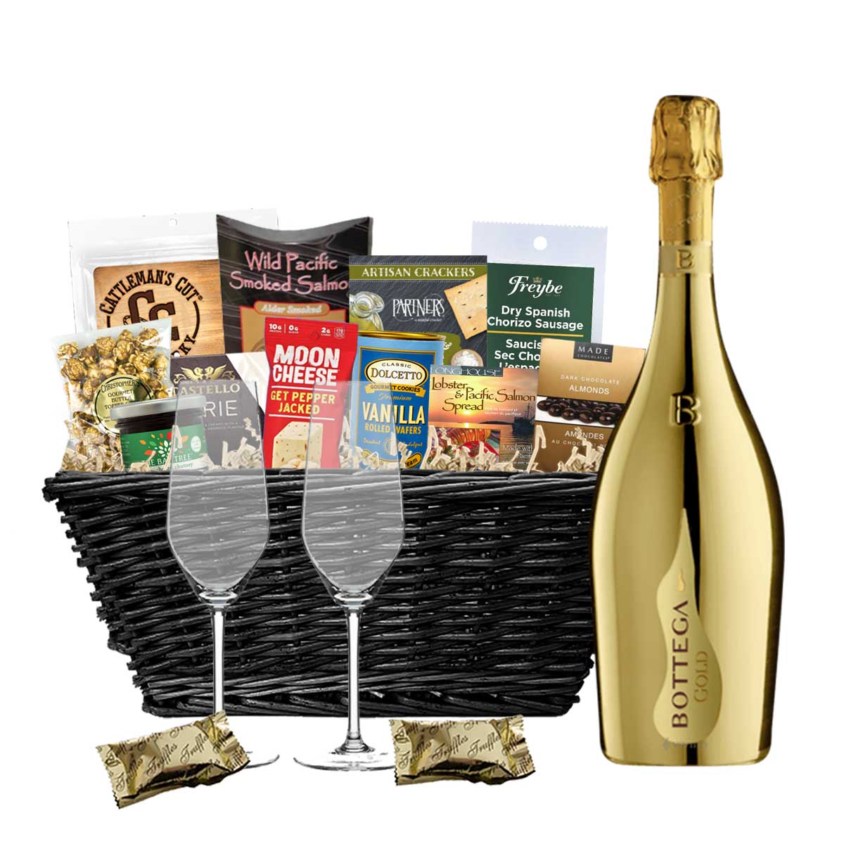 TAG Liquor Stores BC - Bottega Gold Prosecco 750ml Gift Basket
