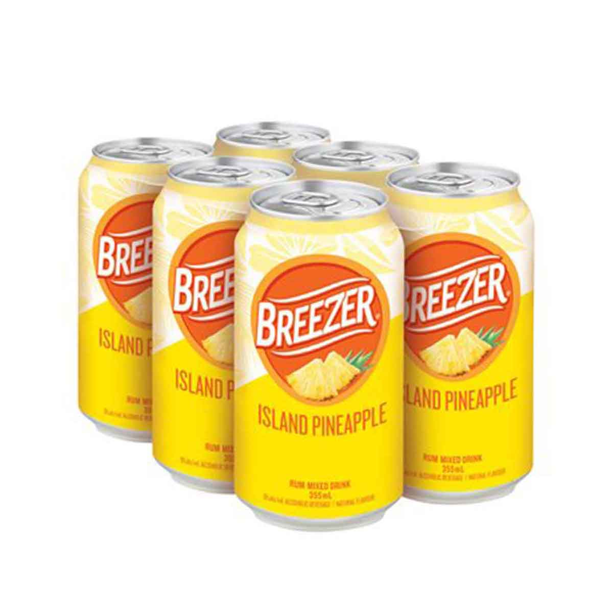 TAG Liquor Stores BC-Bacardi Breezer Island Pineapple 6 Pack Cans