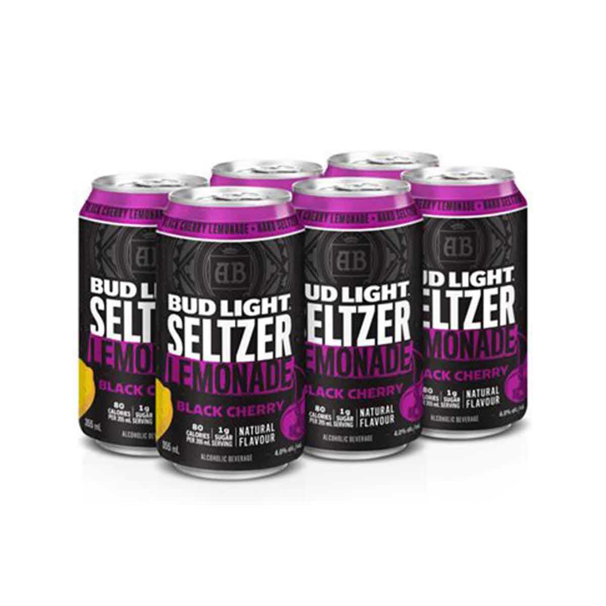 TAG Liquor Stores BC-Bud Light Seltzer Lemonade Black Cherry 6 Pack Cans