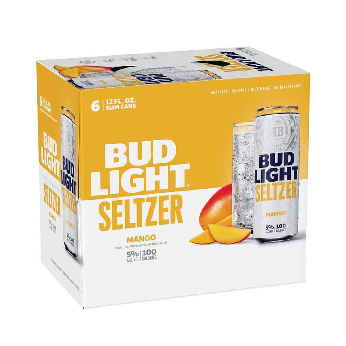TAG Liquor Stores BC-Bud Light Seltzer Mango 6 Pack Cans