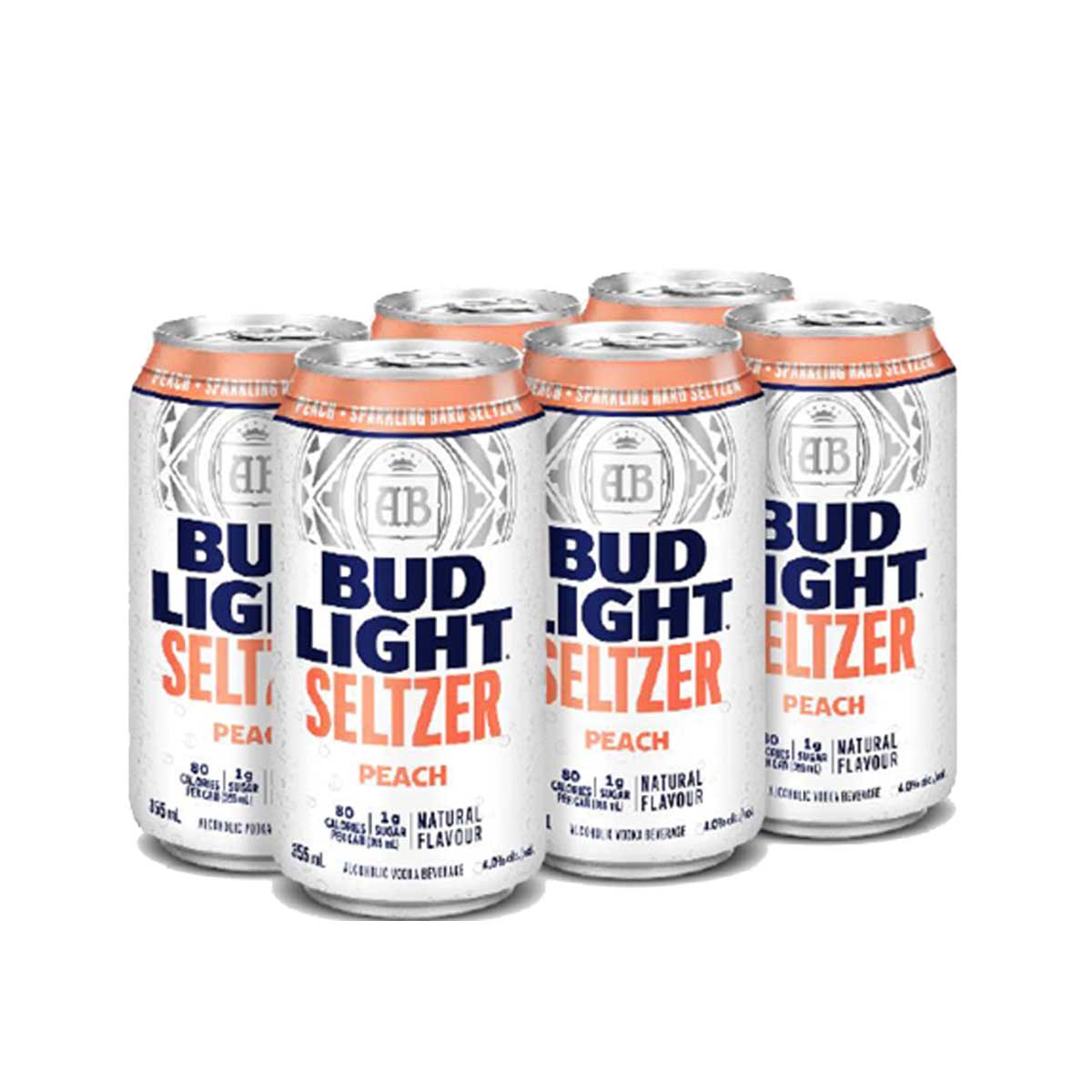 TAG Liquor Stores Delivery - Bud Light Seltzer Peach 6 Pack Cans