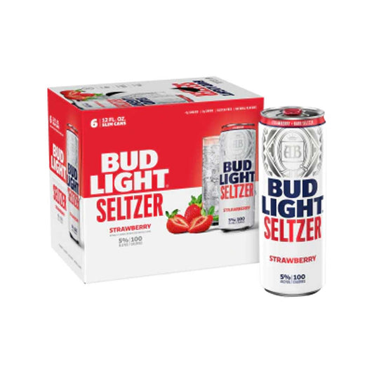 TAG Liquor Stores BC-Bud Light Seltzer Strawberry 6 Pack Cans