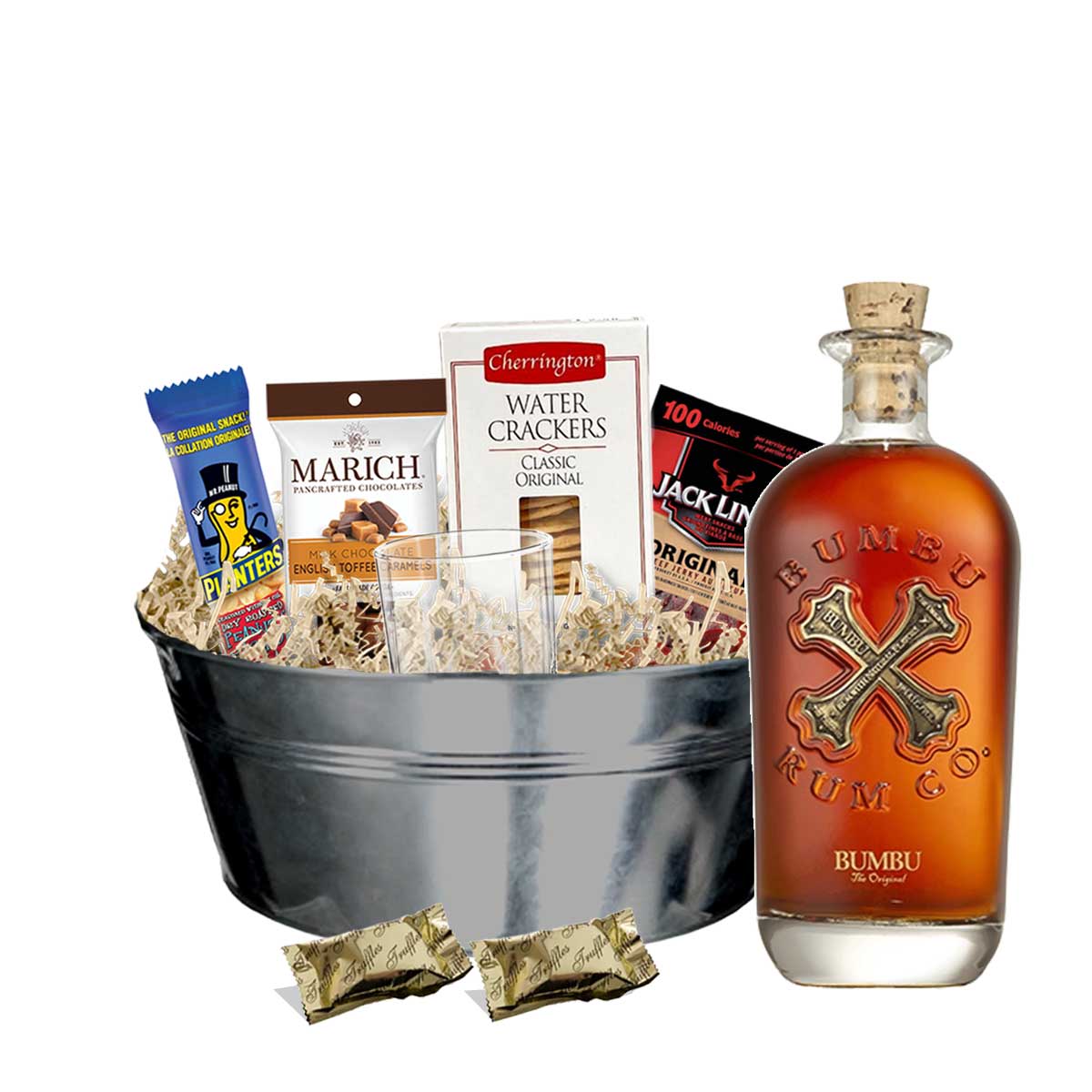 TAG Liquor Stores BC - Bumbu Original Rum 750ml Gift Basket