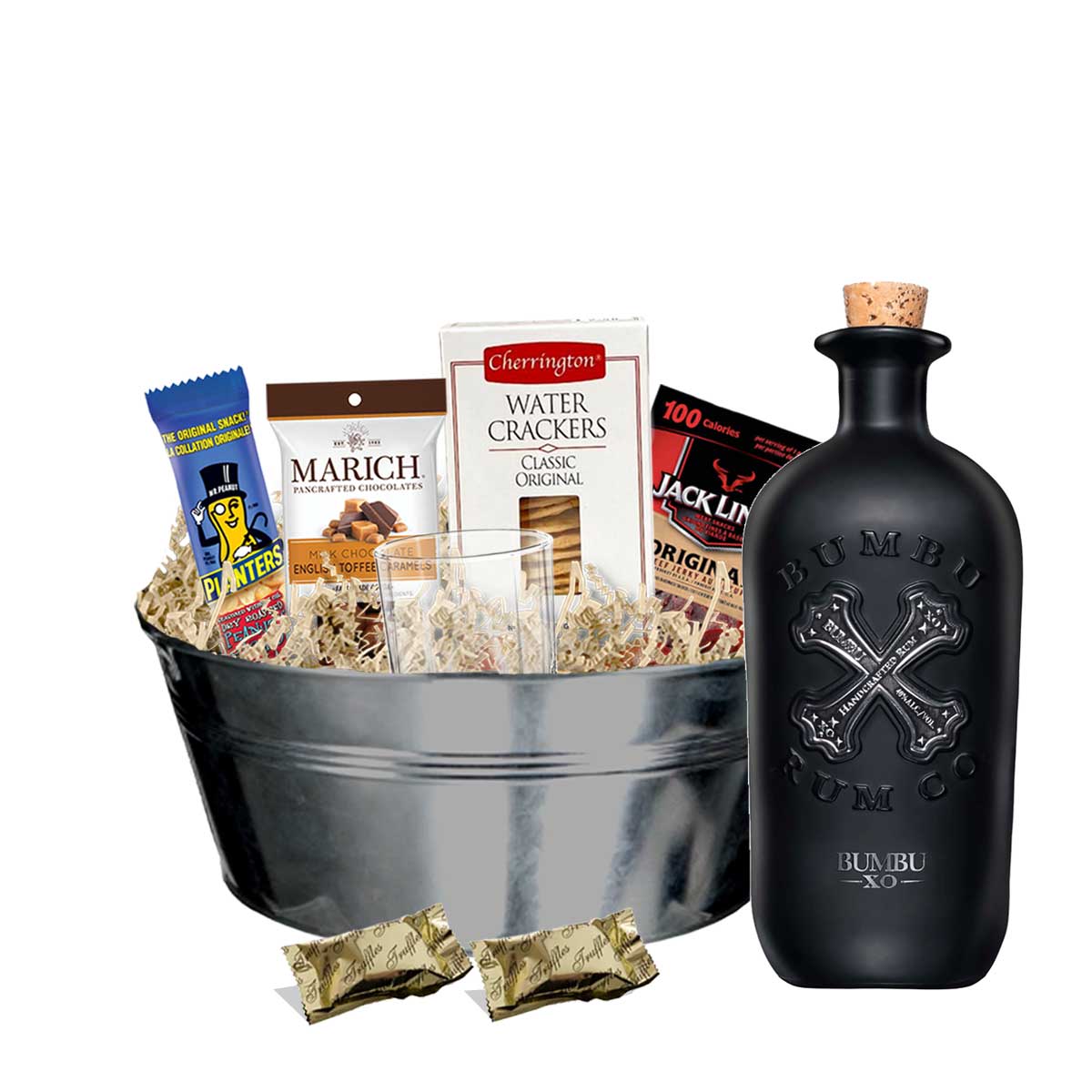 TAG Liquor Stores BC - Bumbu XO Rum 750ml Gift Basket