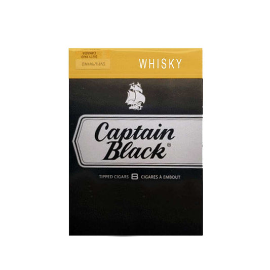 TAG Liquor Stores Delivery - Captain Black Whiskey 8 Pack Cigars