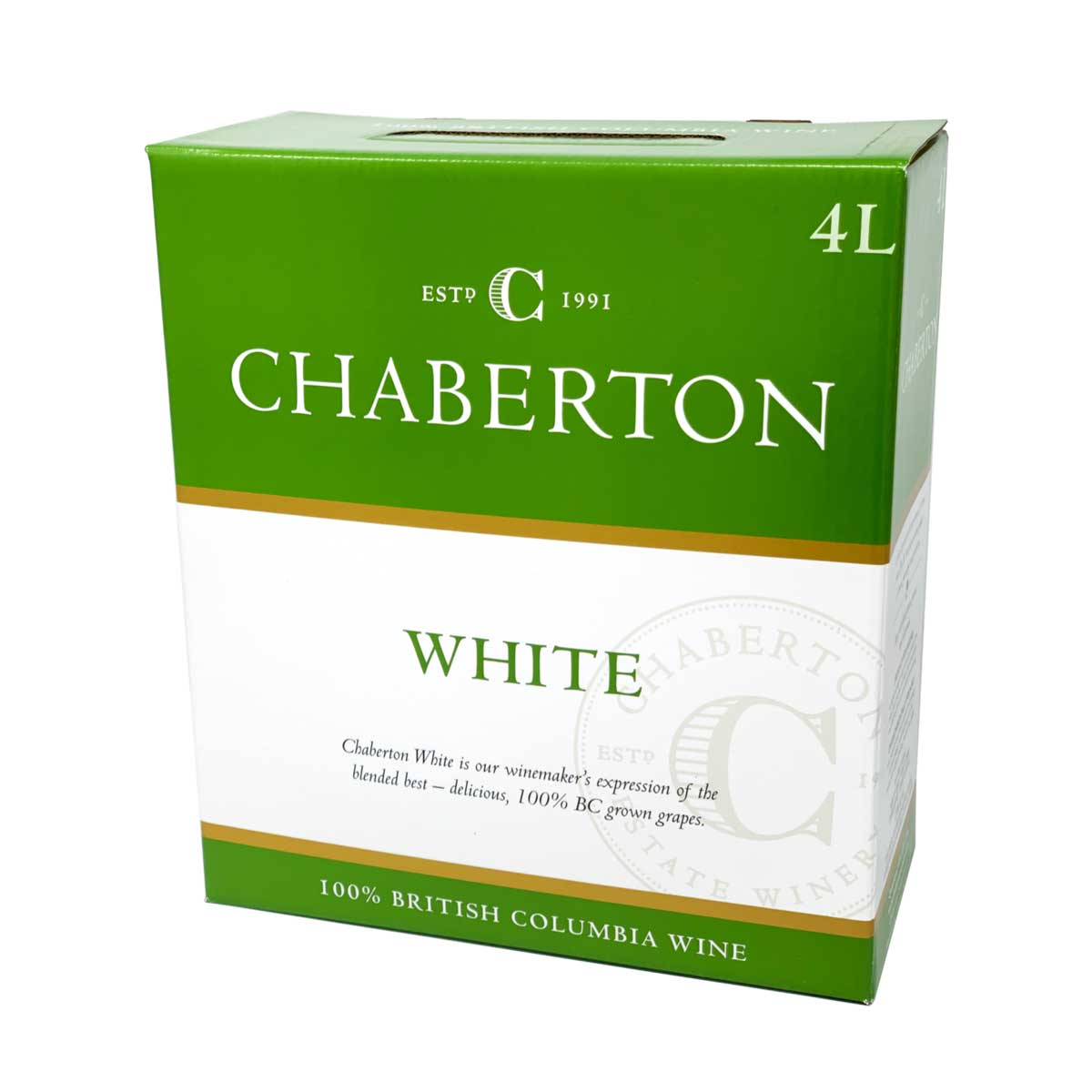 TAG Liquor Stores BC-CHABERTON WHITE 4L