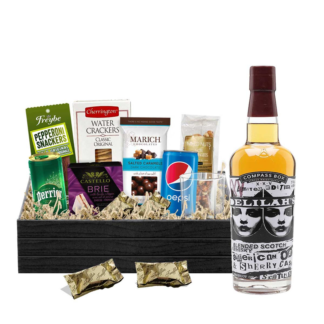 Compass Box Delilah's XXV Blended Scotch Whisky 750ml Gift Basket