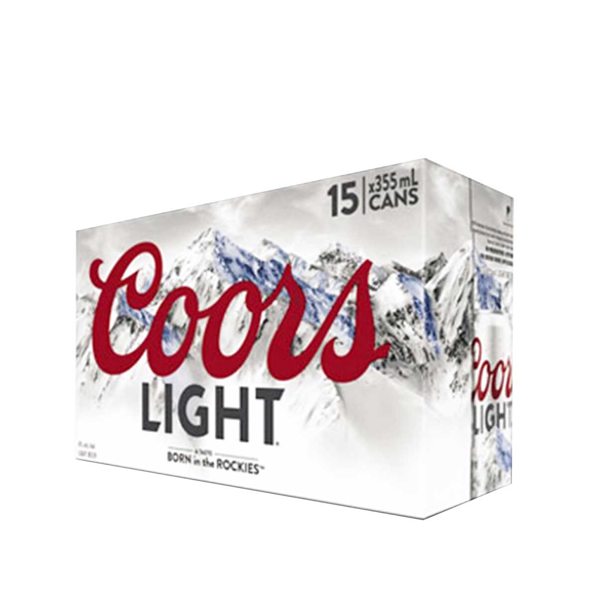 TAG Liquor Stores BC-COORS LIGHT 15 CANS