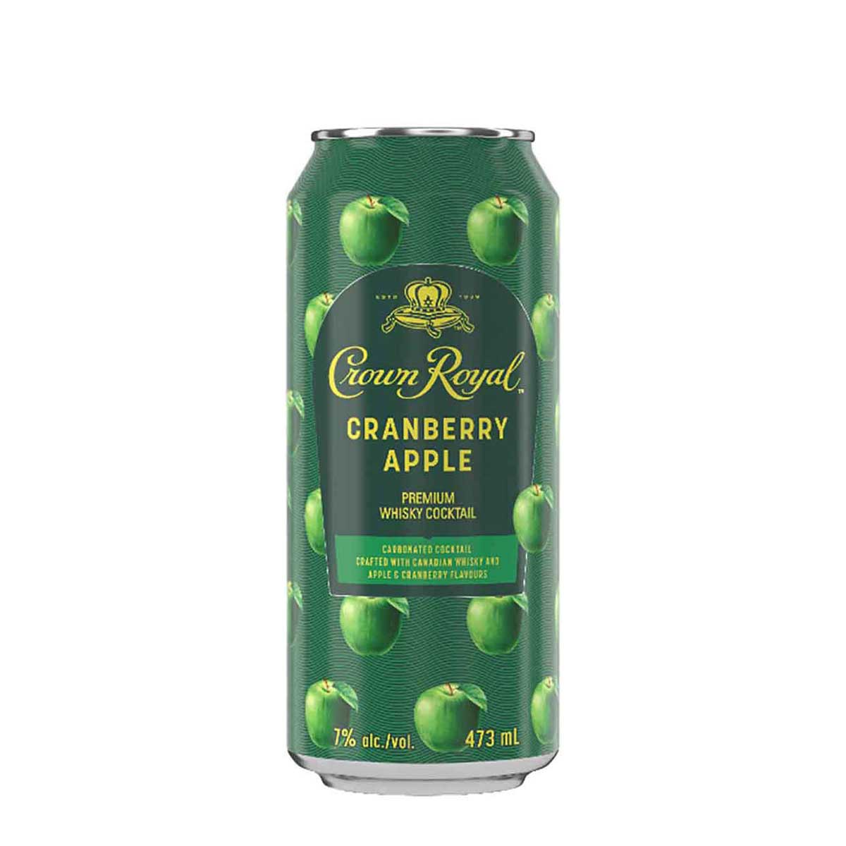 TAG Liquor Stores BC-CROWN ROYAL CRANBERRY APPLE SINGLE CAN 473ML