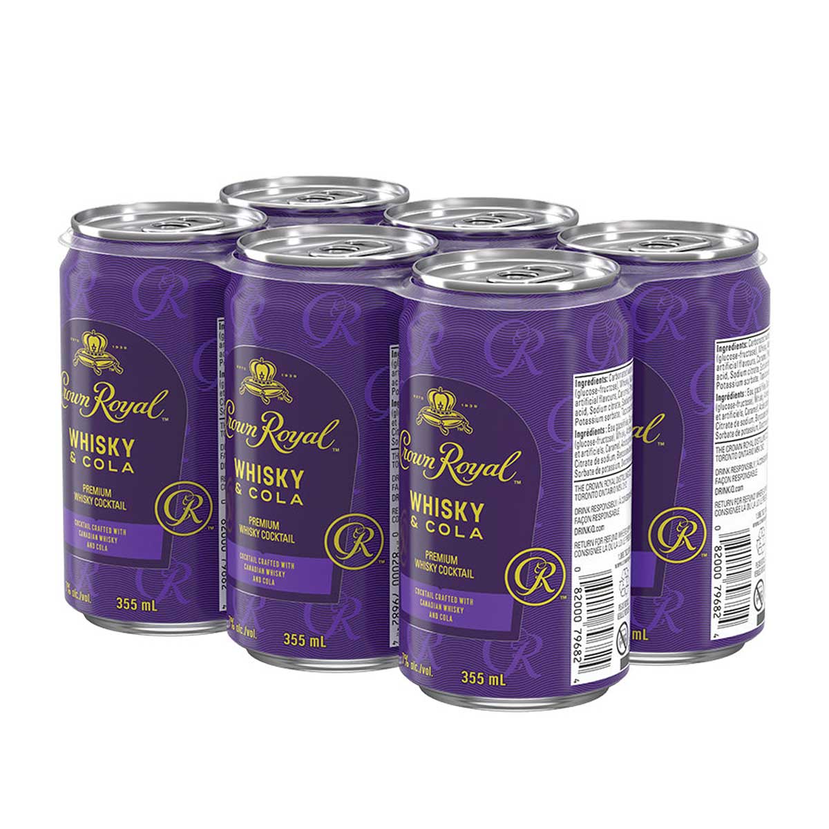 TAG Liquor Stores BC-CROWN ROYAL AND COLA 6 CANS