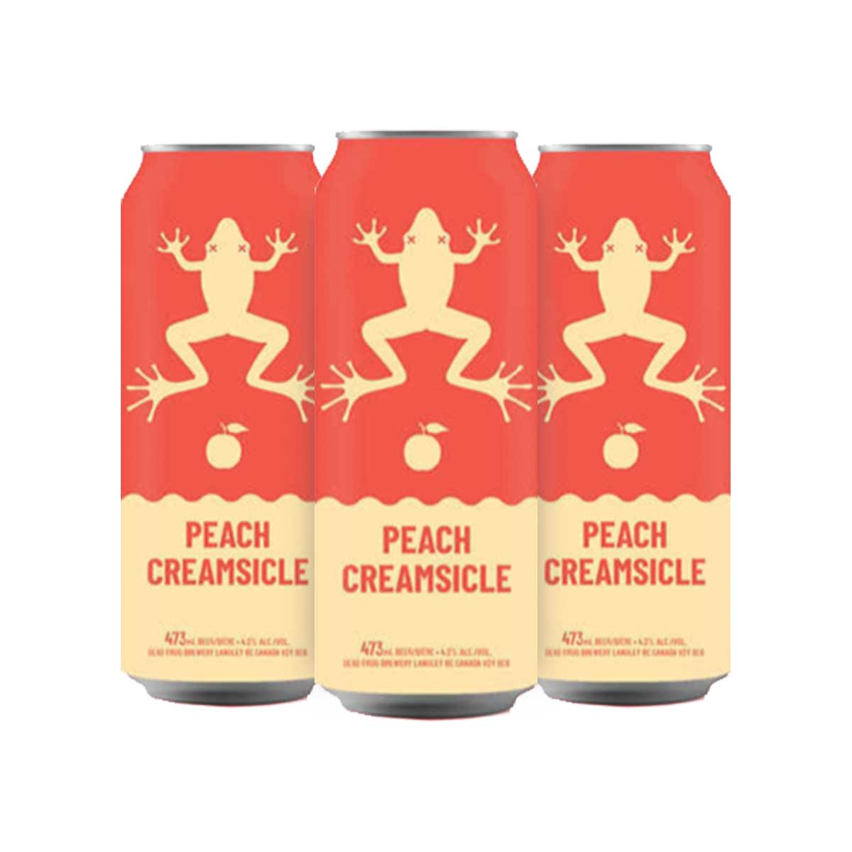 TAG Liquor Stores BC - Dead Frog Peach Creamsicle 4 Pack Cans