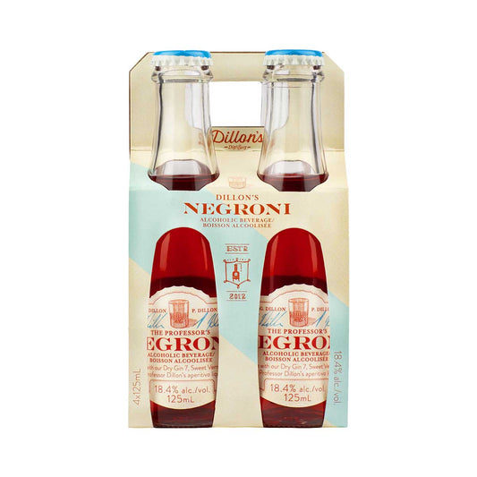 TAG Liquor Stores BC - Dillon's Negroni 4 x 125ml Bottles