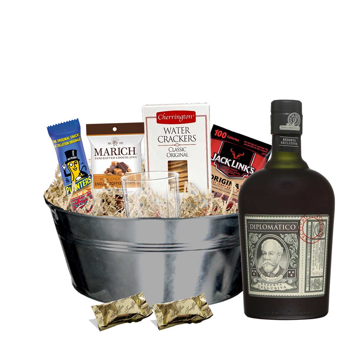 TAG Liquor Stores BC - Diplomatico Reserva Exclusiva Rum 750ml Gift Basket