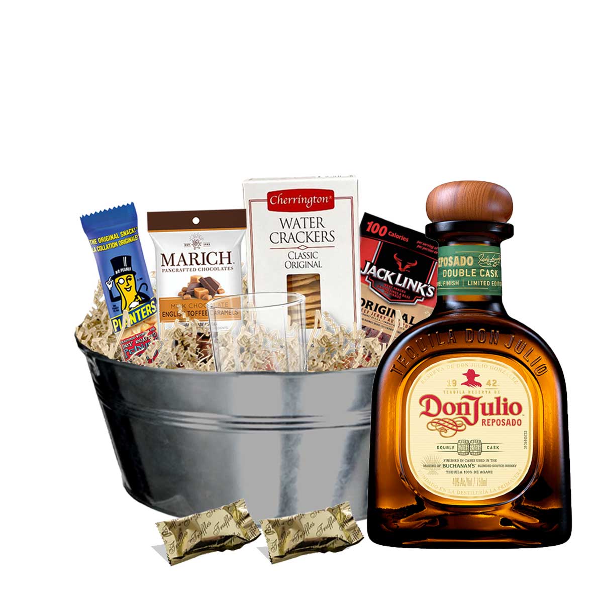 TAG Liquor Stores BC - Don Julio Double Cask Reposado Tequila 750ml Gift Basket