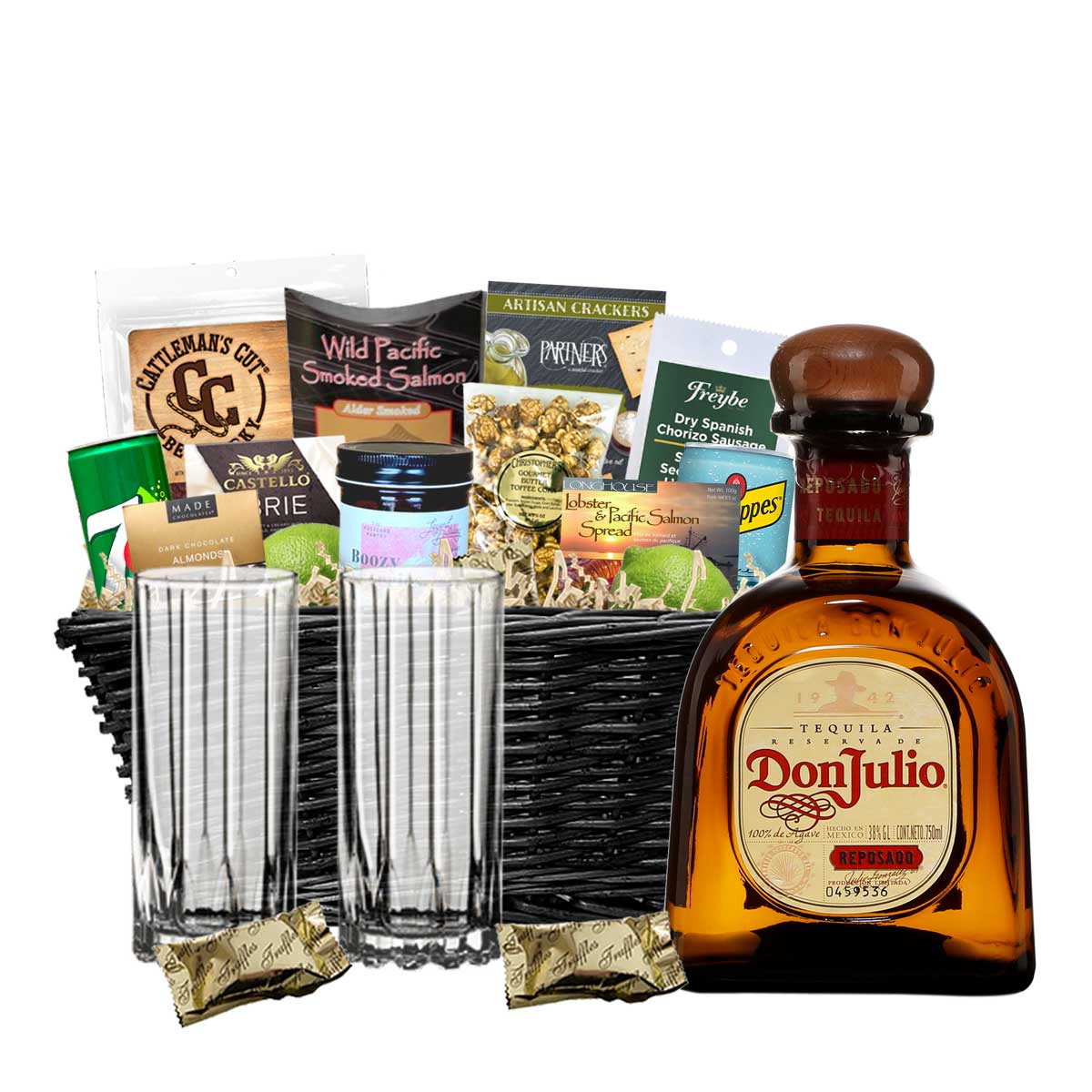 TAG Liquor Stores BC - Don Julio Reposado Tequila 750ml Gift Basket