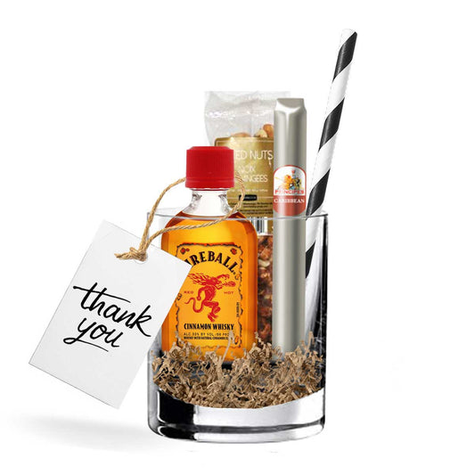 Fireball Whisky Highball and Cigar Gift Set
