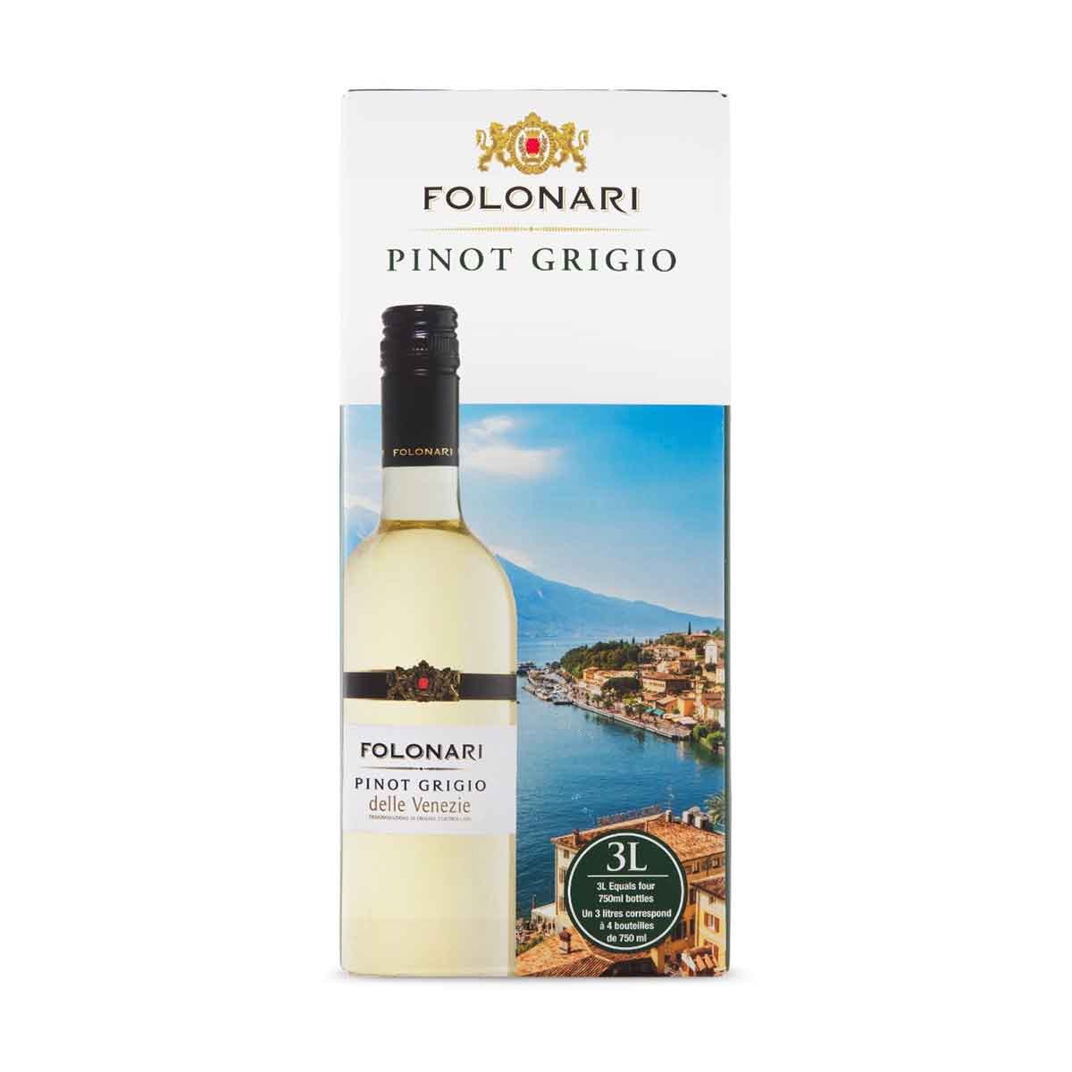 TAG Liquor Stores BC-FOLONARI PINOT GRIGIO 3L