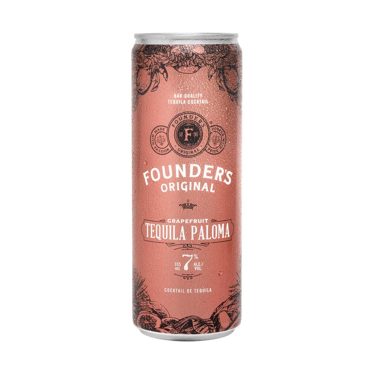 TAG Liquor Stores BC-Founder's Grapefruit Tequila Paloma 473ml