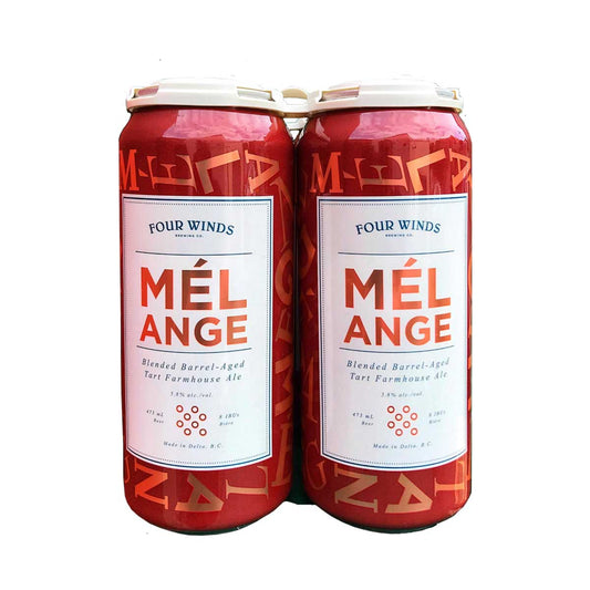 Four Winds Brewing Mélange Farmhouse Ale 4 Pack Tall Cans