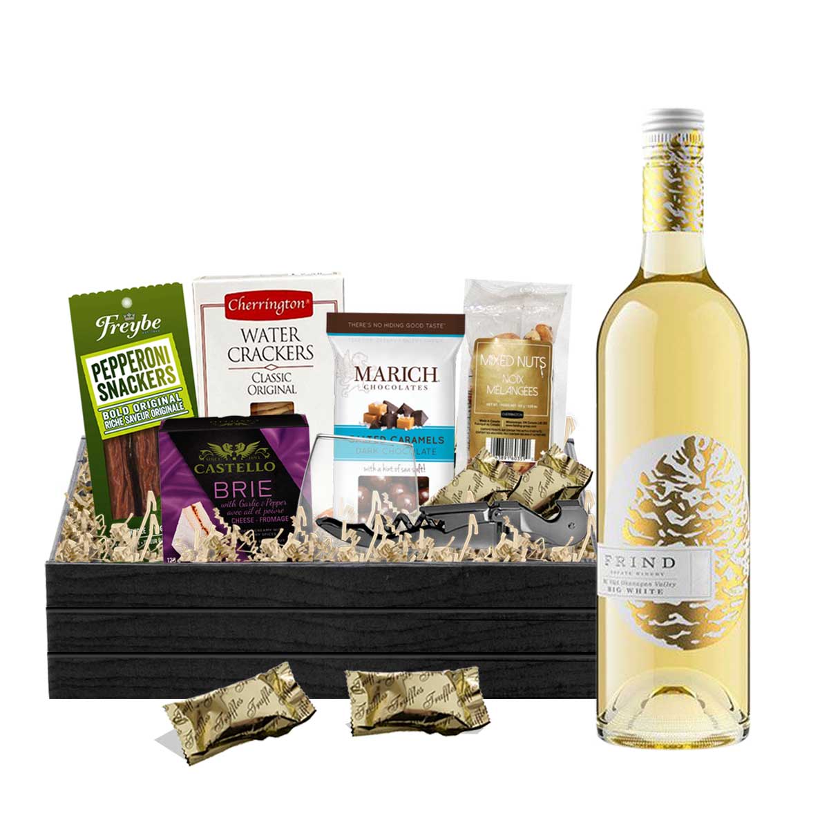 TAG Liquor Stores BC - Frind Estate Winery Big White 750ml Gift Basket