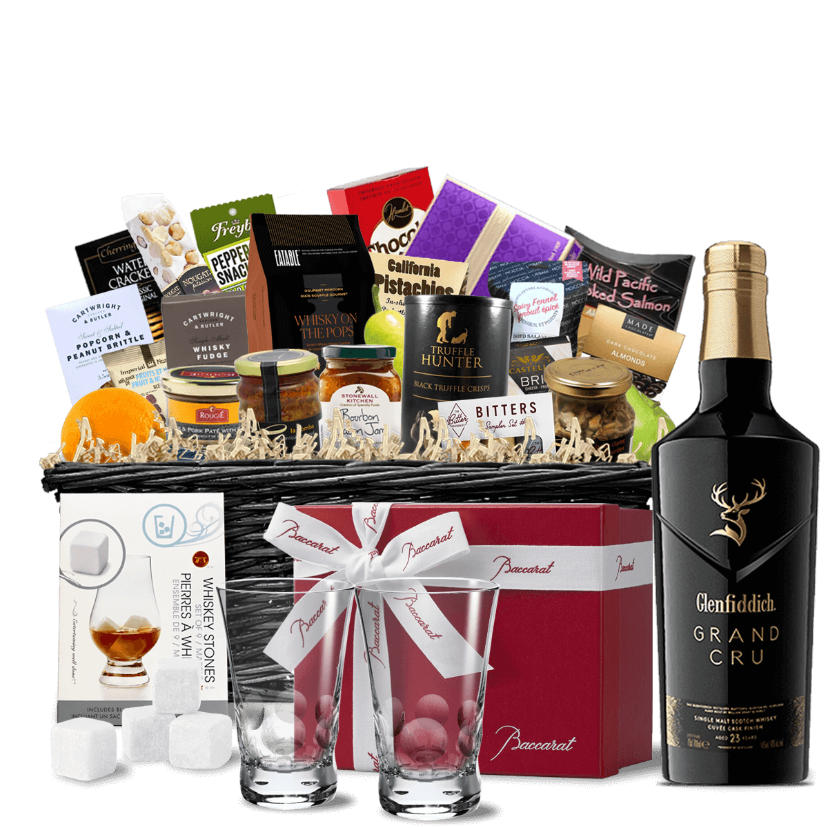TAG Liquor Stores BC - Glenfiddich Grand Cru Scotch Whisky Ultra Luxe Gift Basket