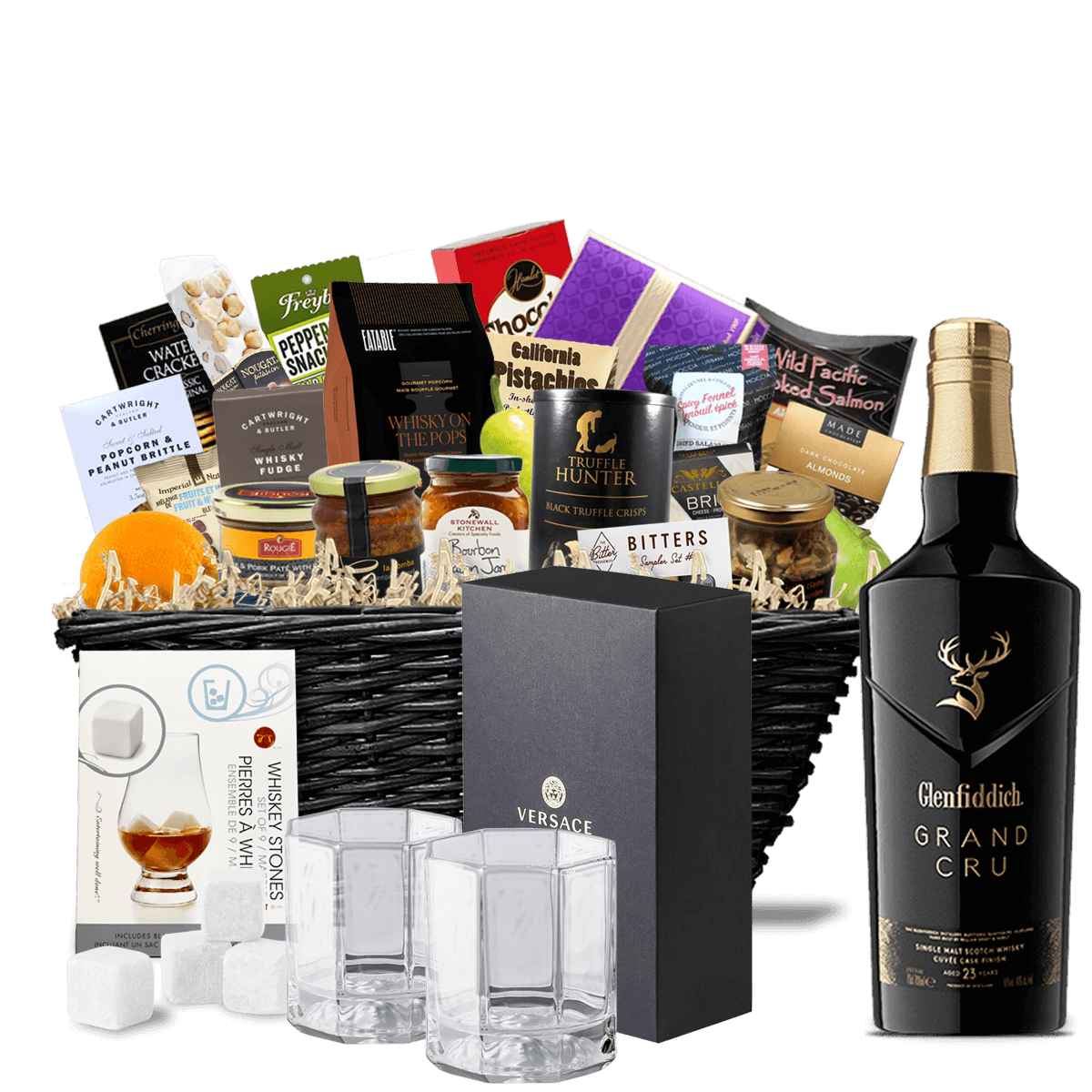 TAG Liquor Stores BC - Glenfiddich Grand Cru Scotch Whisky Ultra Luxe Gift Basket