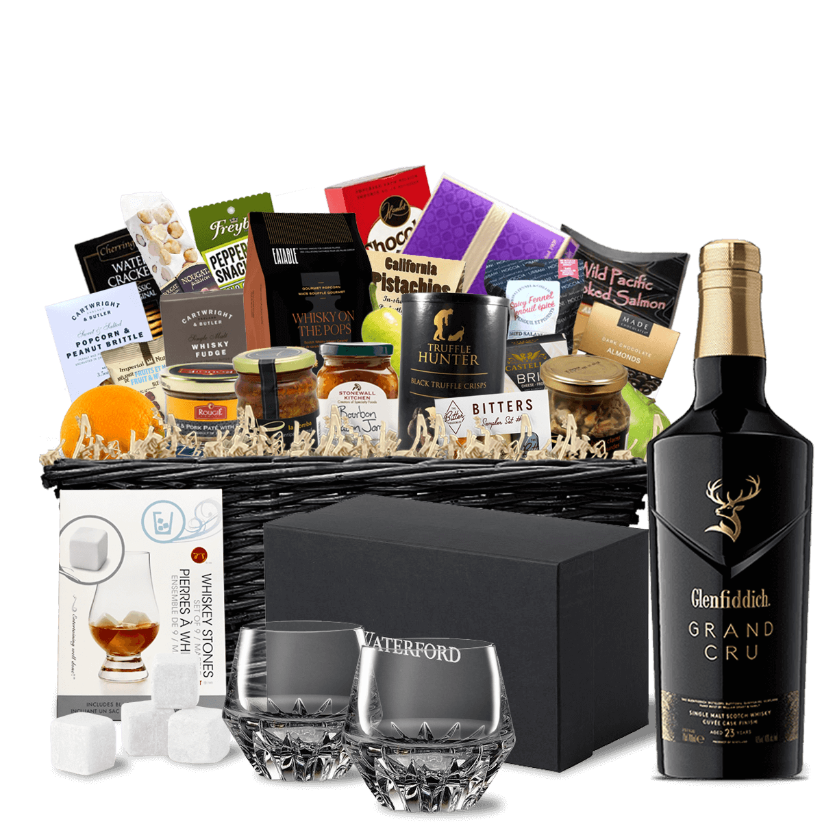 TAG Liquor Stores BC - Glenfiddich Grand Cru Scotch Whisky Ultra Luxe Gift Basket