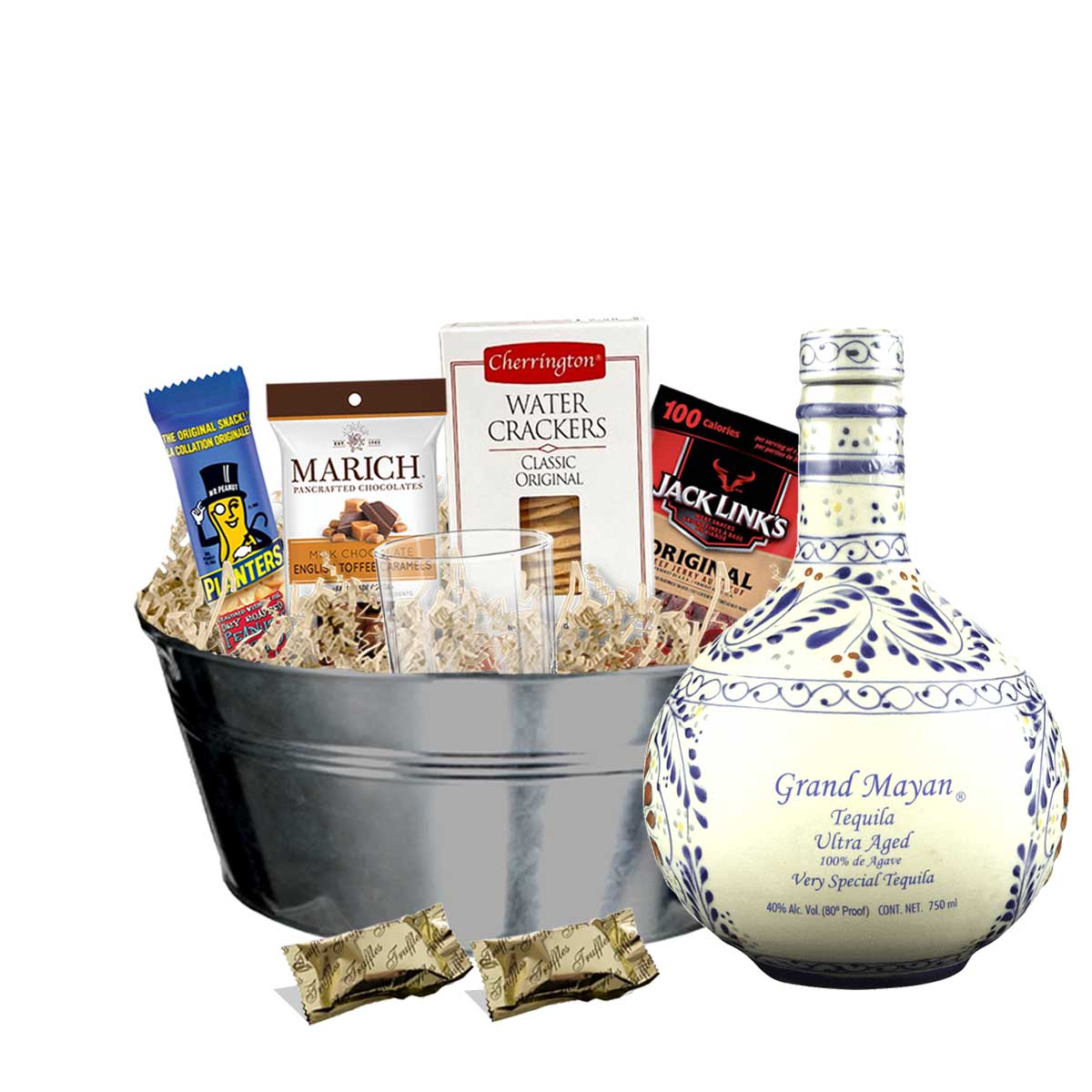 TAG Liquor Stores BC - Grand Mayan Ultra Aged Tequila 750ml Gift Basket