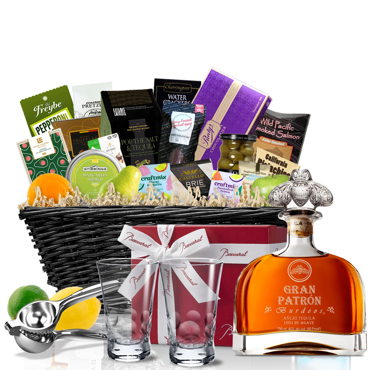 TAG Liquor Stores BC - Grand Patron Burdeos Tequila Ultra Luxe Gift Basket