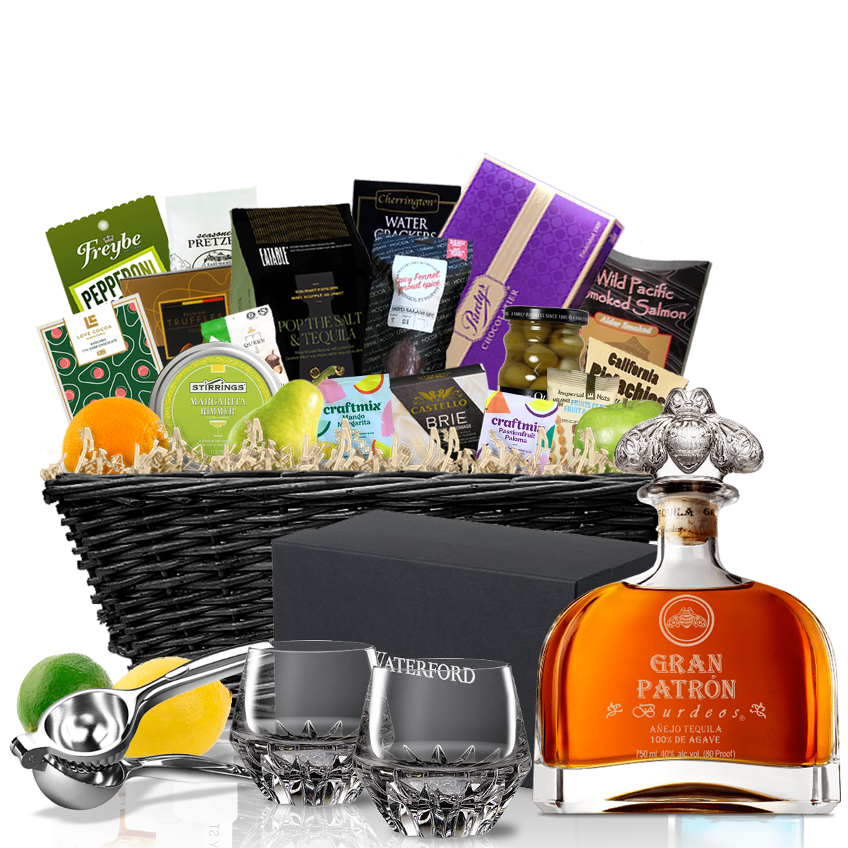 TAG Liquor Stores BC - Grand Patron Burdeos Tequila Ultra Luxe Gift Basket