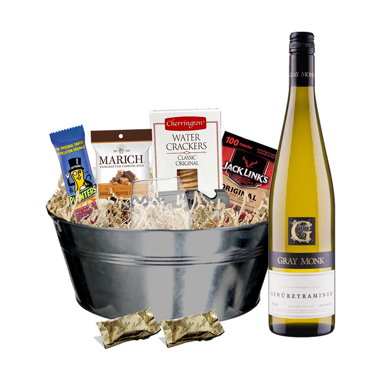 TAG Liquor Stores BC - Gray Monk Estate Winery Gewürztraminer 750ml Gift Basket