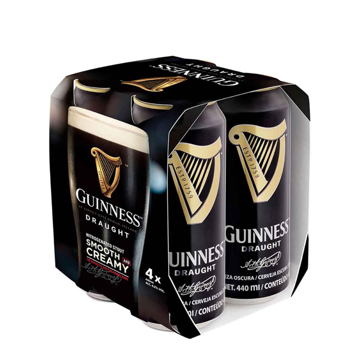 TAG Liquor Stores BC-Guinness Draught 4 Pack Tall Cans