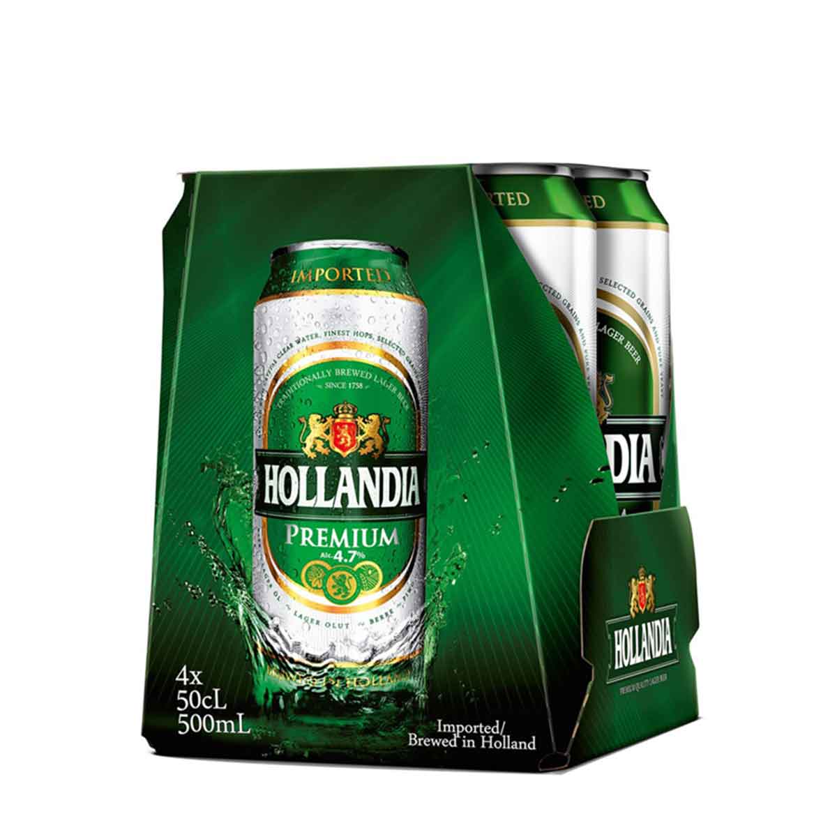 TAG Liquor Stores BC-HOLLANDIA LAGER 4 CANS