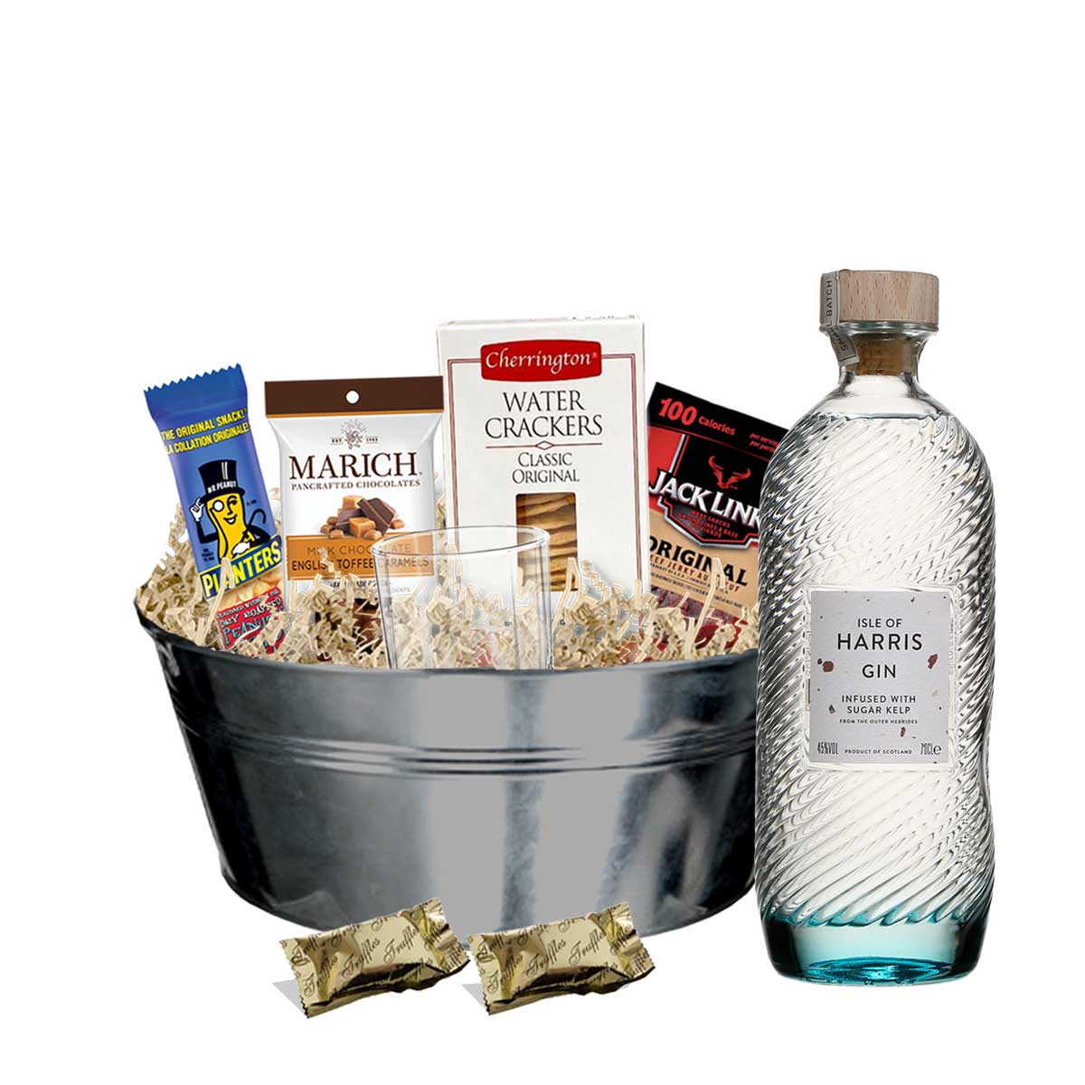 TAG Liquor Stores BC - Isle of Harris Gin 750ml Gift Basket