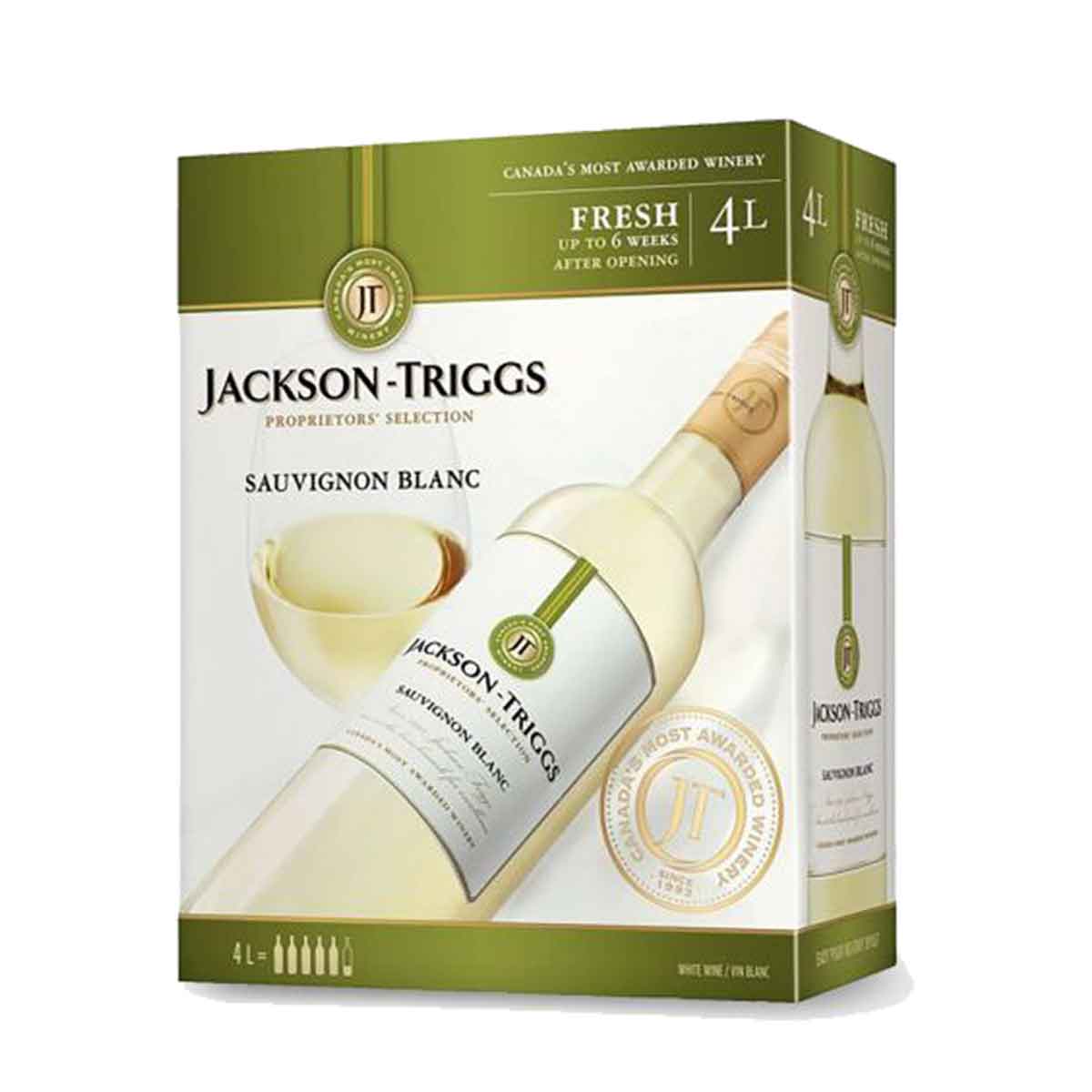 TAG Liquor Stores BC-Jackson-Triggs Proprietors Selection Sauvignon Blanc 4L Box