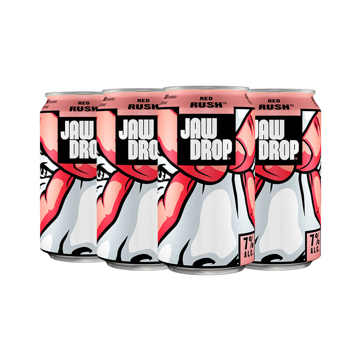 TAG Liquor Stores BC - Jaw Drop Red Rush 6 Pack Cans
