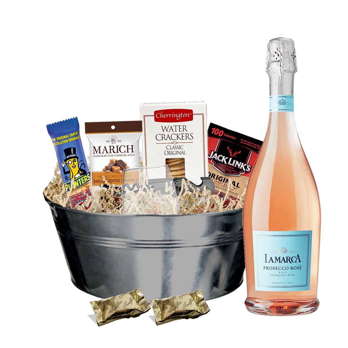 TAG Liquor Stores BC - Lamarca Rosé Prosecco 750ml Gift Basket