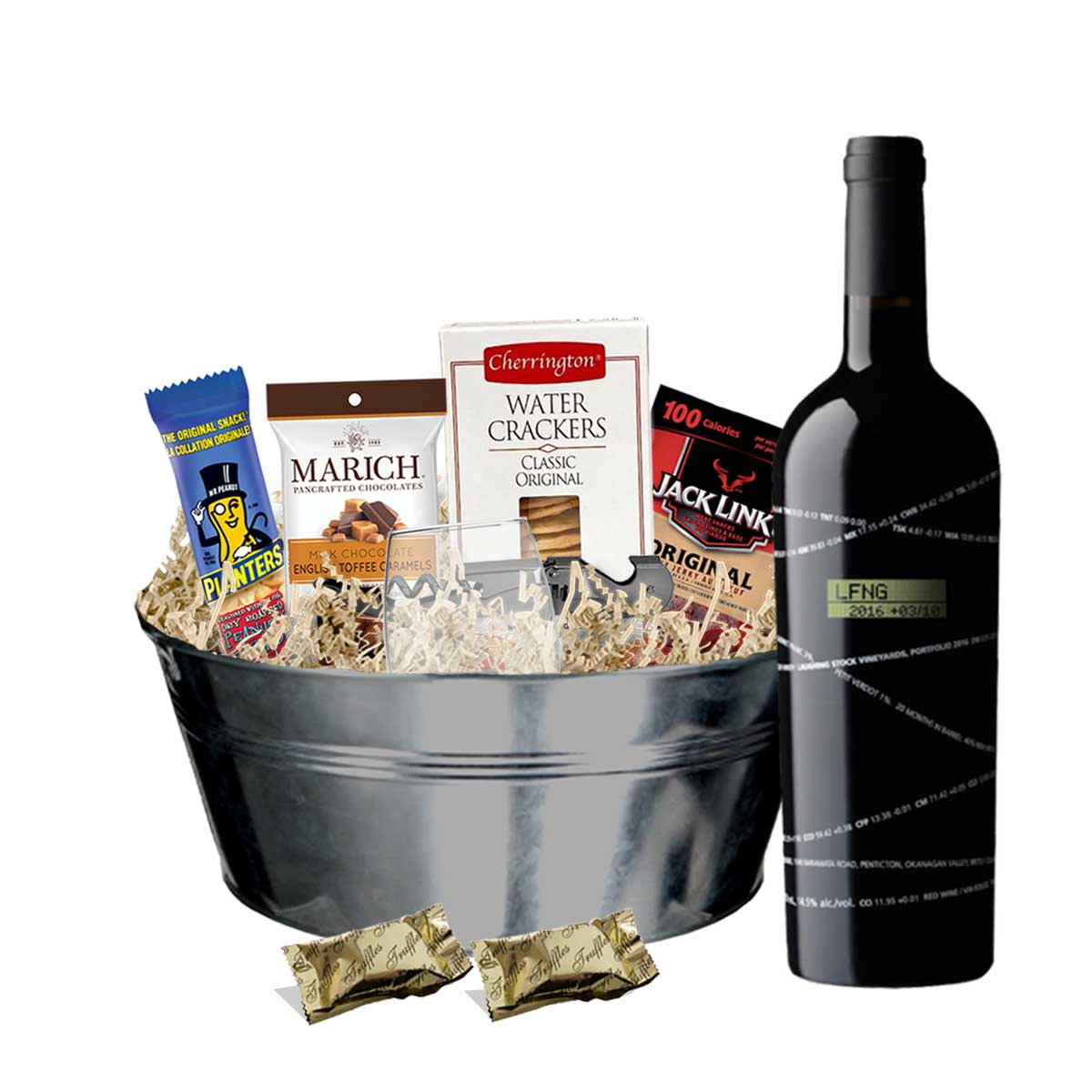 TAG Liquor Stores BC - Laughing Stock Vineyards Portfolio Red 750ml Gift Basket