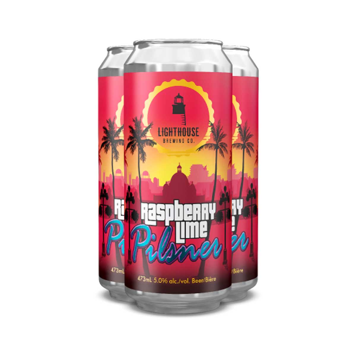 TAG Liquor Stores Delivery - Lighthouse Brewing Company Raspberry Lime Pilsner 4 Pack Cans