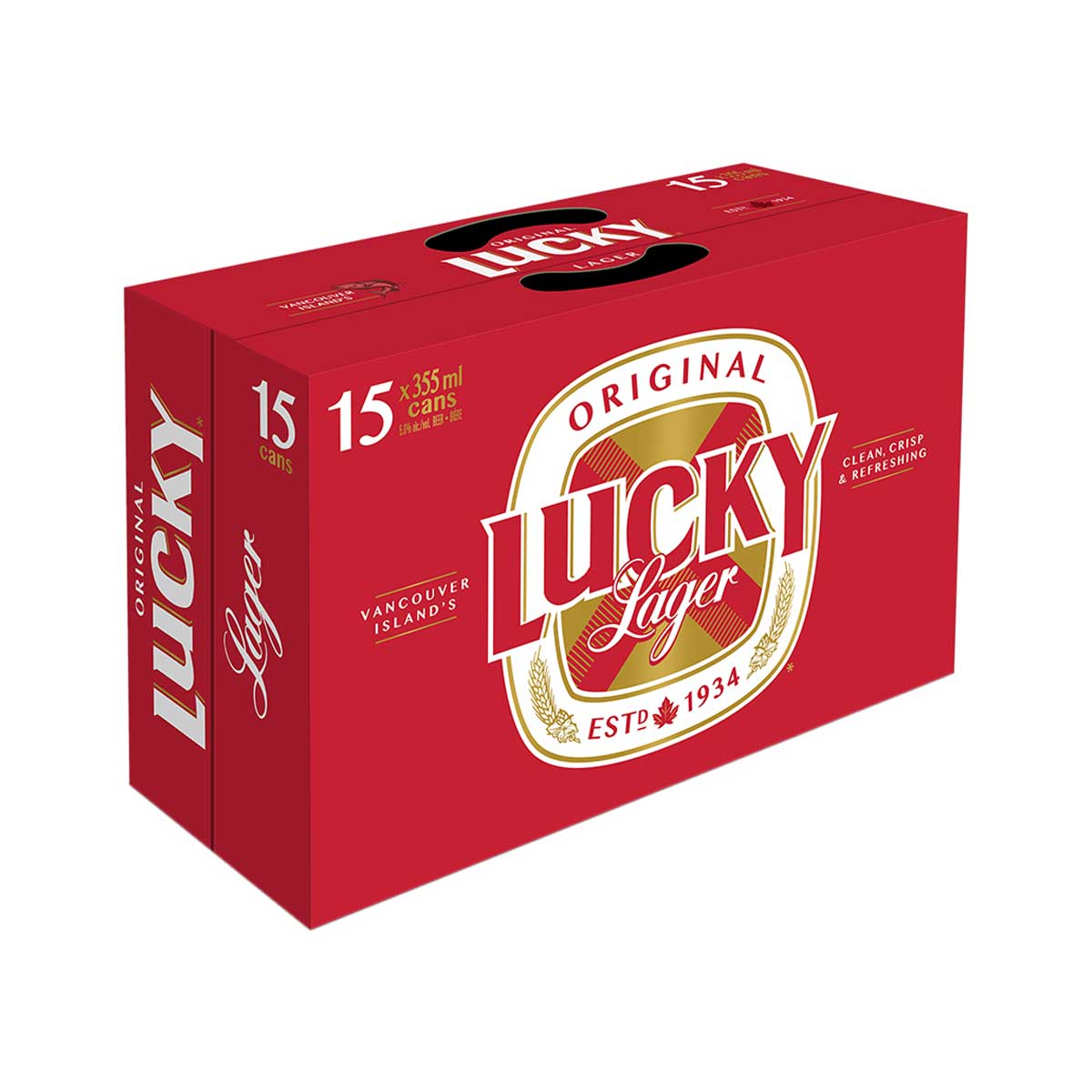 TAG Liquor Stores BC-LUCKY LAGER 15 CANS