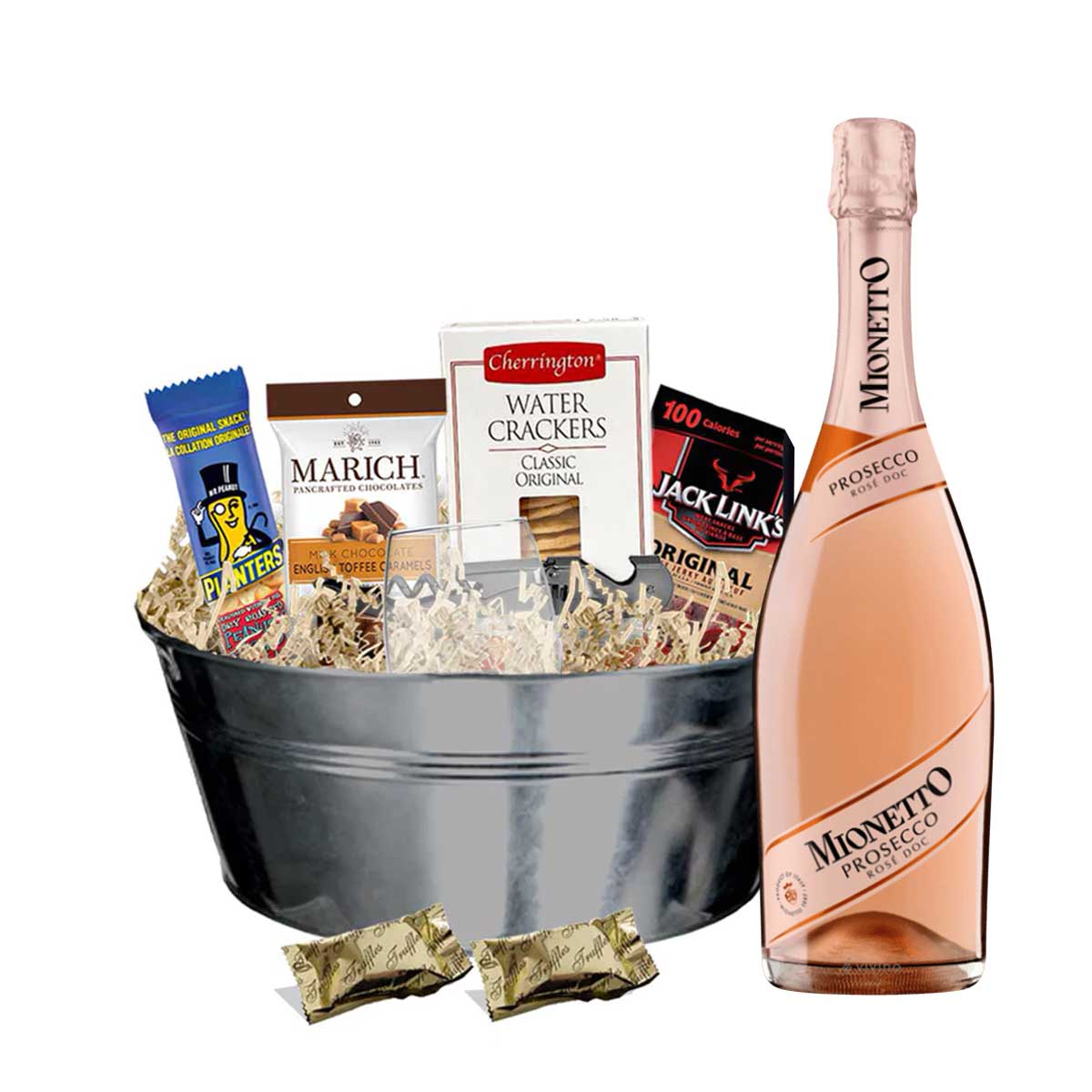 TAG Liquor Stores BC - Mionetto Rosé Prosecco 750ml Gift Basket