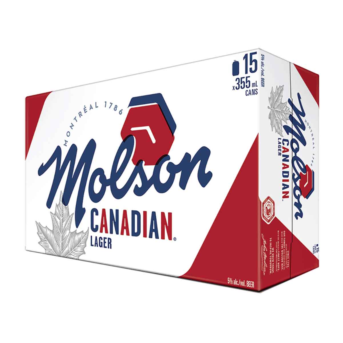 TAG Liquor Stores BC-MOLSON CANADIAN LAGER 15 CANS