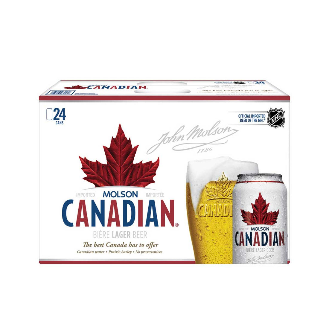 Tag Liquor Stores Delivery BC Molson Canadian Lager 24 Cans