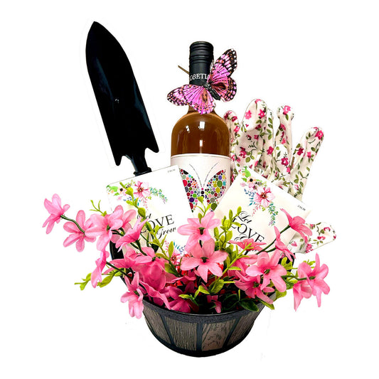 TAG Liquor Stores BC - Let Love Grow Gardening Wine Gift Basket