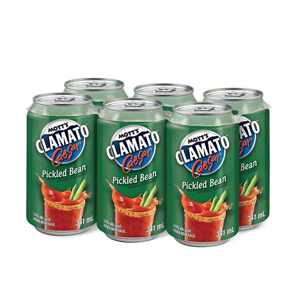 TAG Liquor Stores BC-Motts Clamato Caesar Pickled Bean 6 Cans