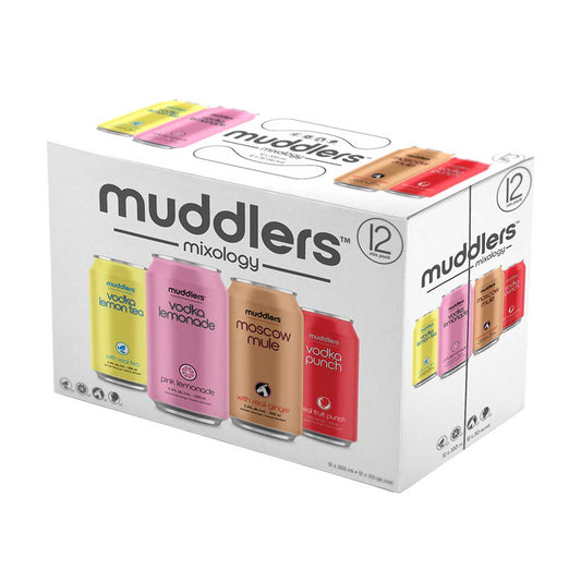 TAG Liquor Stores BC-MUDDLERS MIXOLOGY MIXER 12 CANS