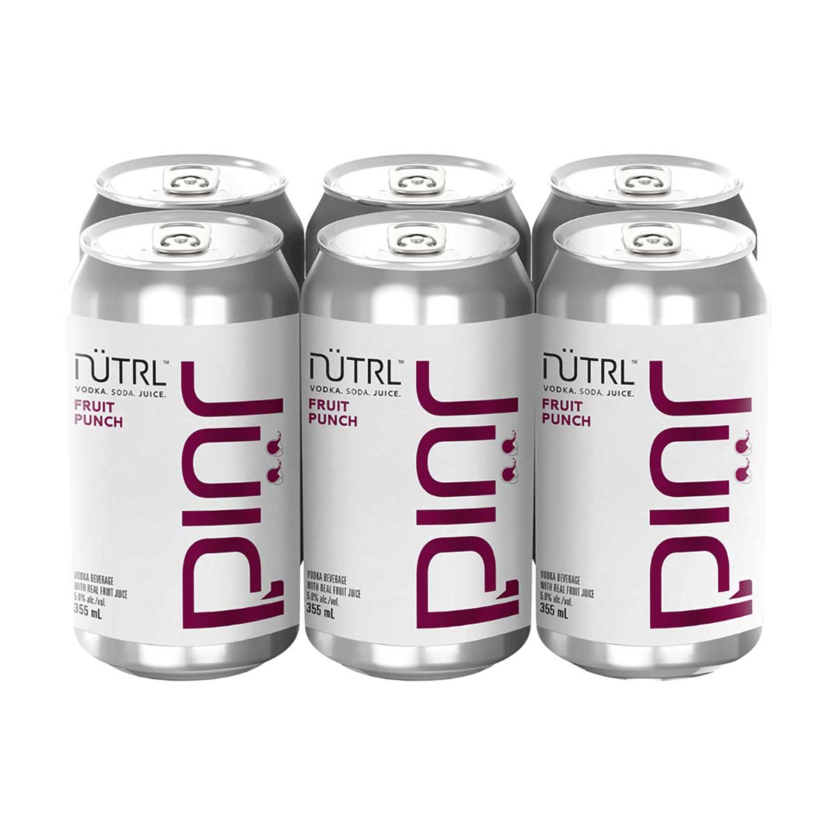 TAG Liquor Stores BC-NUTRL JUICD FRUIT PUNCH 6 CANS
